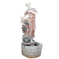 marble water statue